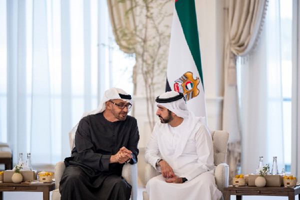 UAE President Meets Dubai Leaders