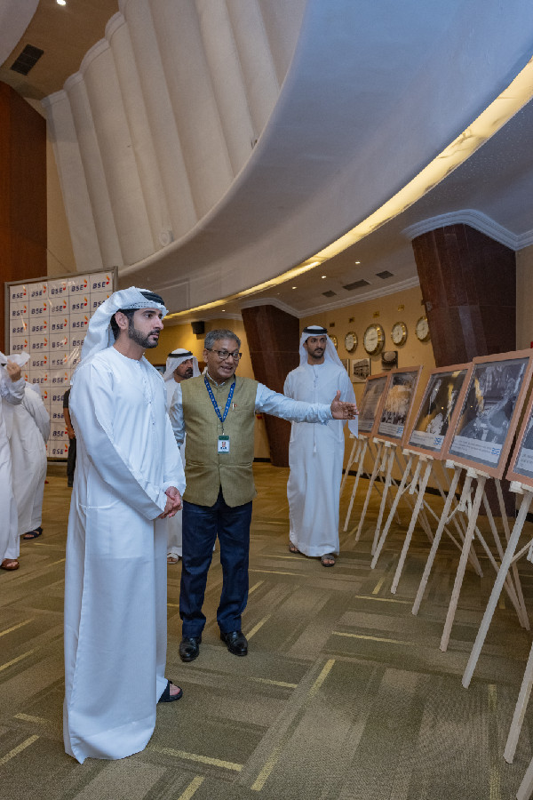 Hamdan bin Mohammed Rings Bell at BSE