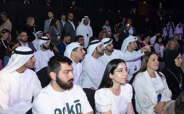 Hamdan bin Mohammed at Dubai AI Festival