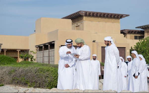 Hamdan bin Zayed Visits Sir Bani Yas Island