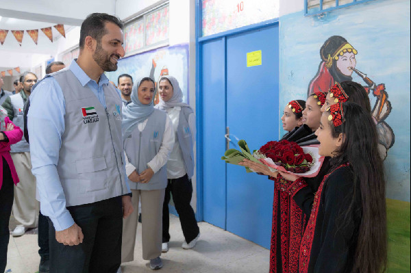 Sultan bin Ahmed Al Qasimi Visits Marka Camp