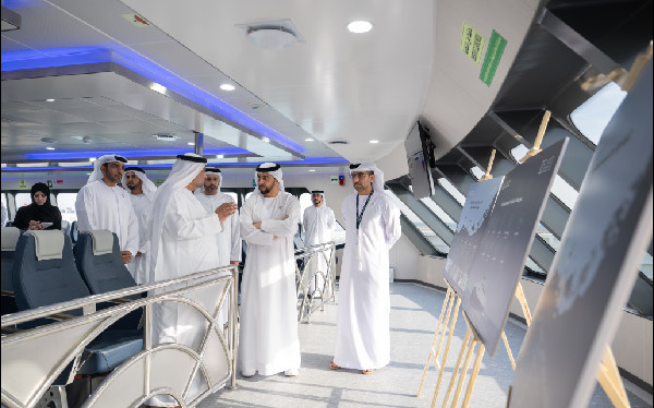 Hamdan bin Zayed Launches New Ferries at Dalma Island