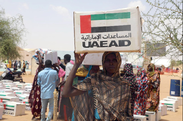 UAE Provides Food Aid to Sudanese Refugees
