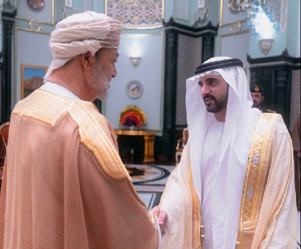Oman Welcomes Hamdan bin Mohammed in Muscat