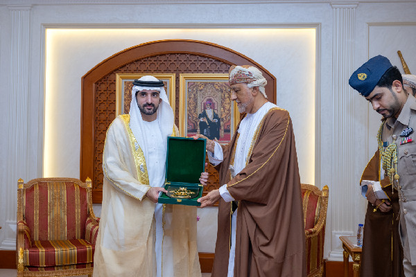 Hamdan bin Mohammed Meets Oman Defence Minister