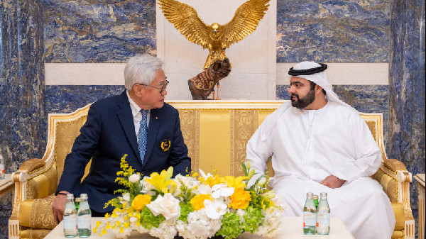 Fujairah Crown Prince Hosts Taekwondo Leader