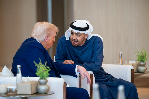 Farewell from UAE President to US President