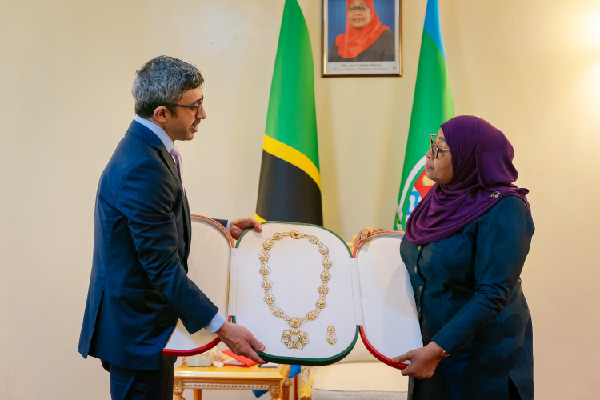 UAE Awards Tanzania's President with Honour