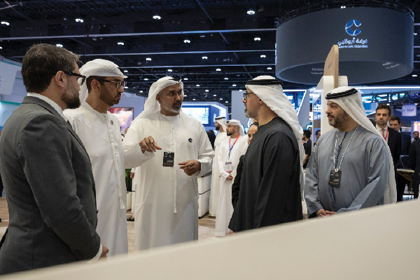 Khaled bin Mohamed bin Zayed at Emirates Forum