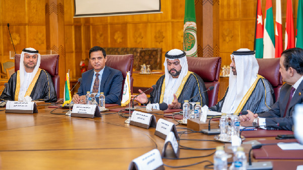 Al Sharqi Praises Arab Parliament's Efforts