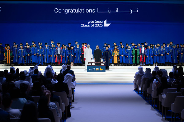 Khalid bin Mohamed bin Zayed Attends MBZUAI Graduation