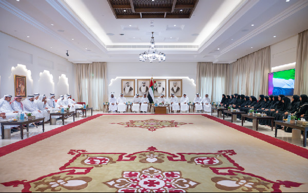 Hamdan bin Zayed Visits Dalma Island Residents