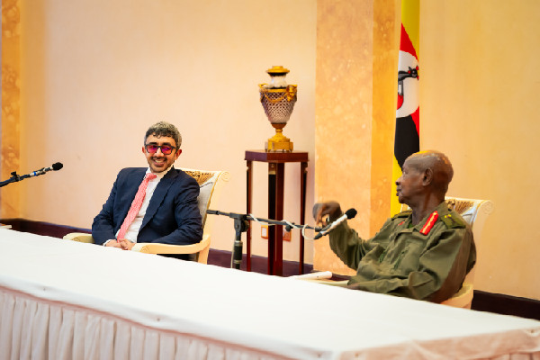 Uganda's President Meets Sheikh Abdullah bin Zayed