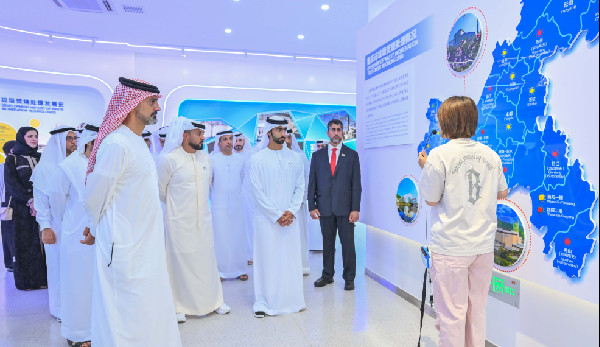 Ammar bin Humaid Visits Changan in Chongqing