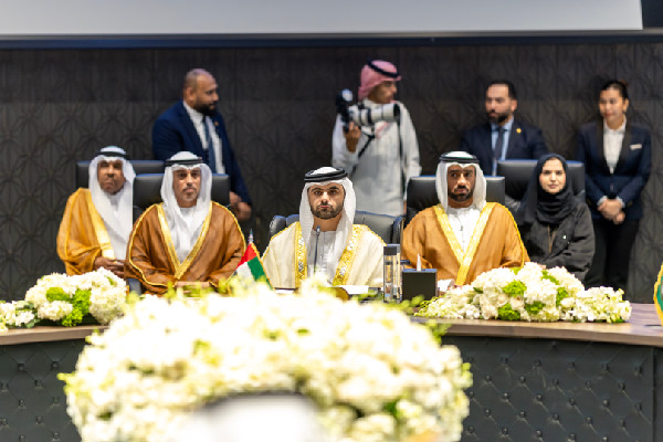UAE Delegation Led by Mansour bin Mohammed