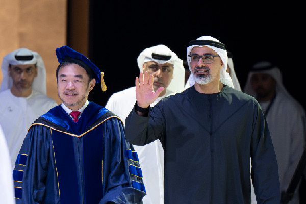 Khalid bin Mohamed bin Zayed Attends MBZUAI Graduation