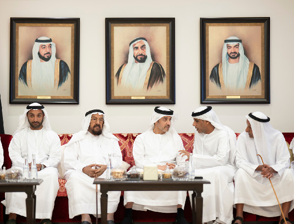 Hazza bin Zayed Engages with Al Ain Citizens
