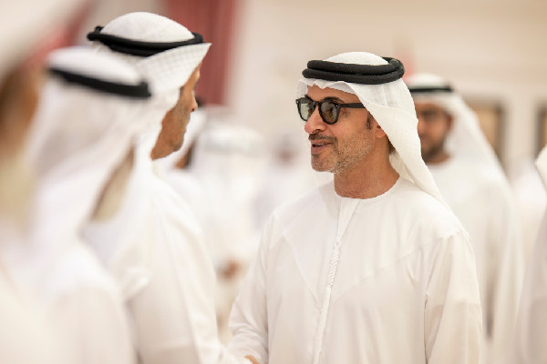 Hazza bin Zayed Meets Residents of Suwaihan