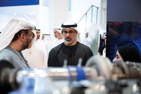 Khaled bin Mohamed bin Zayed at Emirates Forum