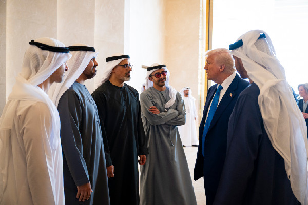 Farewell from UAE President to US President