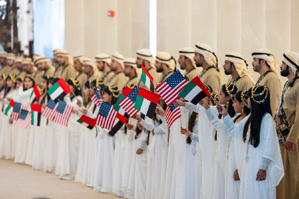 UAE Welcomes US President Trump at Ceremony