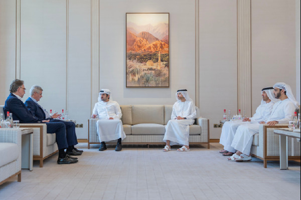 Maktoum bin Mohammed Meets WPP CEO Mark Reed