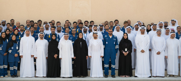Hamdan bin Zayed Visits ADNOC in Jebel Dhanna