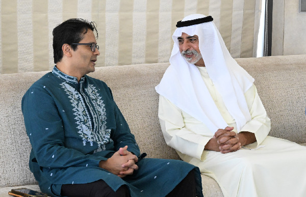 Nahyan bin Mubarak Meets Bangladesh Envoy