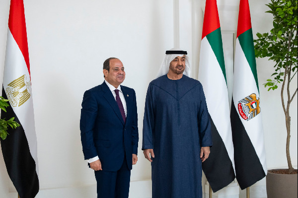 UAE and Egypt Leaders Discuss Cooperation