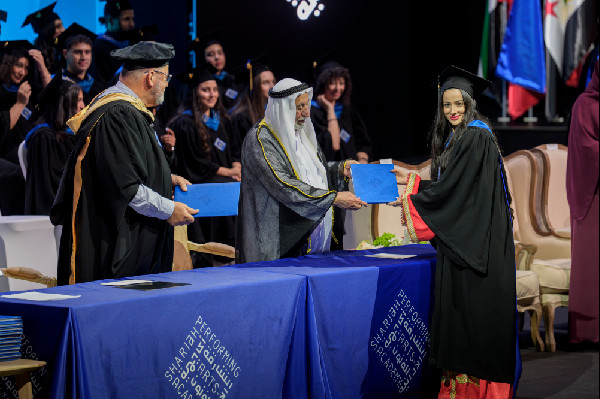 Sheikh Sultan Celebrates SPAA Graduates