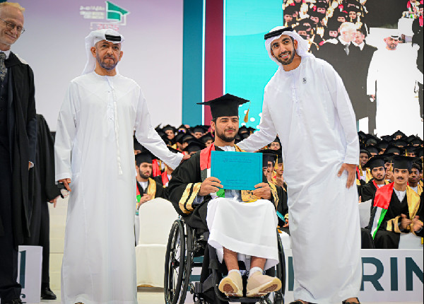 Shakhbout bin Nahyan at Emirates Schools Graduation
