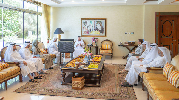 Saud bin Saqr Discusses Library Strategy