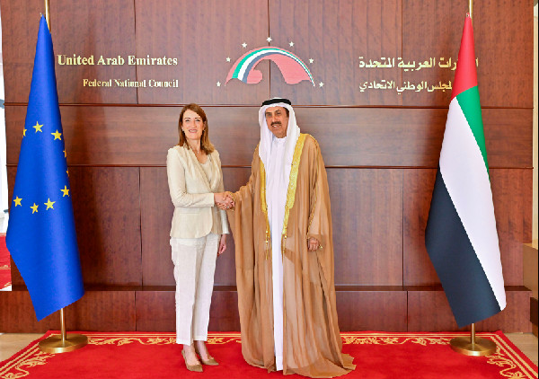 Ghobash and Metsola Discuss Cooperation