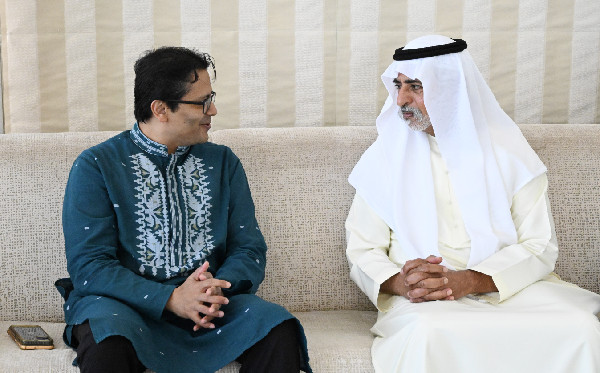 Nahyan bin Mubarak Meets Bangladesh Envoy