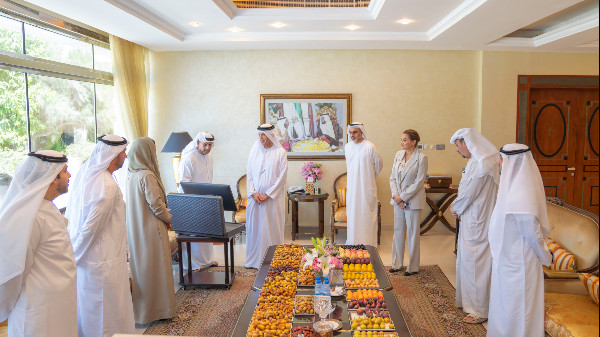 Saud bin Saqr Discusses Library Strategy