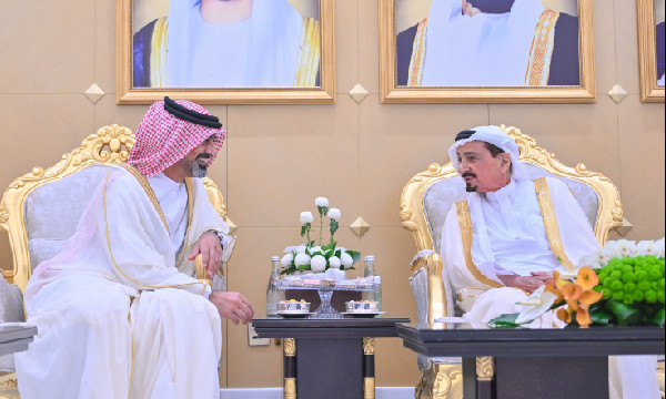 Ajman Leaders Welcome Eid Well-Wishers