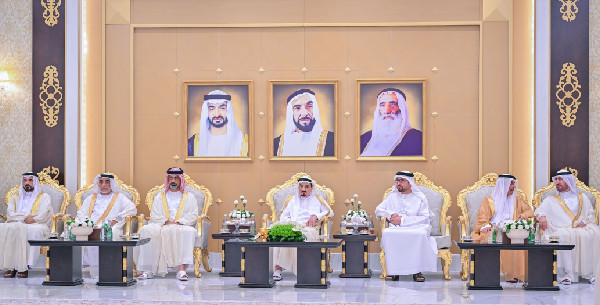 Ajman Leaders Welcome Eid Well-Wishers