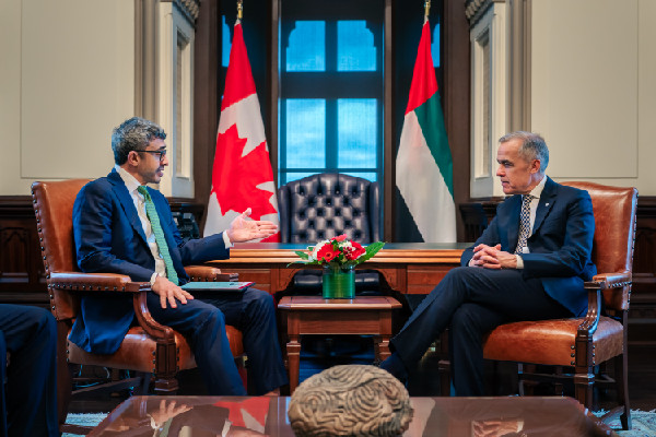 UAE President's Message to Canada PM