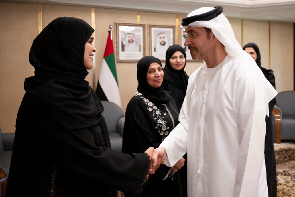 Hazza bin Zayed Congratulates Khalifa Award Winners
