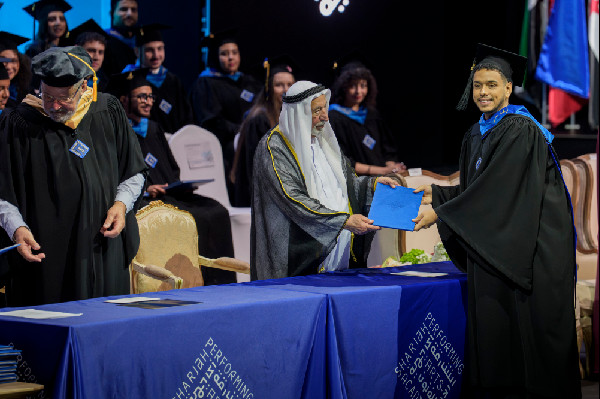 Sheikh Sultan Celebrates SPAA Graduates