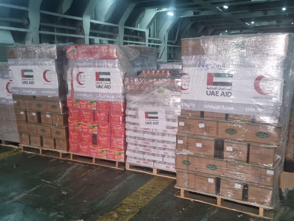 UAE Delivers Aid Ship with 2,100 Tonnes to Gaza