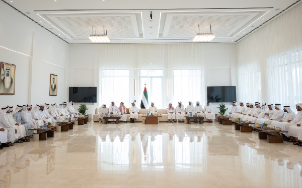 Hamdan bin Zayed Visits Umm Al Ashtan Council