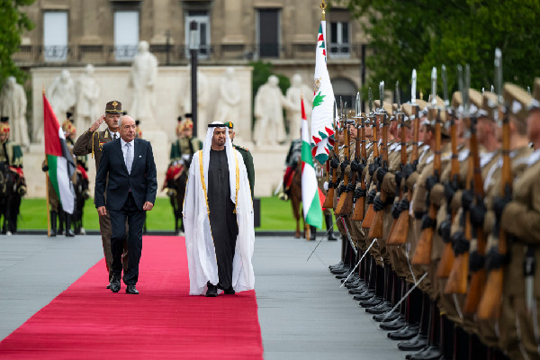UAE President Receives Warm Welcome in Hungary