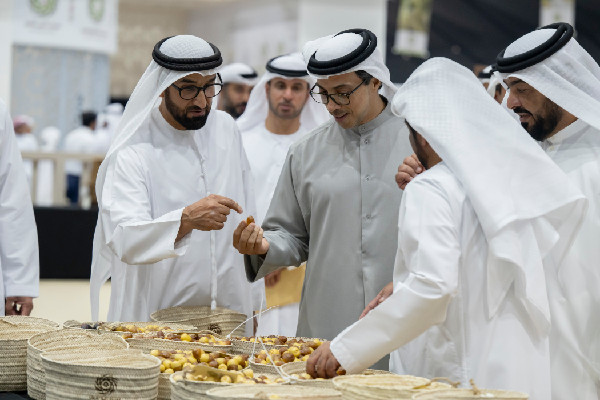 Mansour bin Zayed at Liwa Date Festival