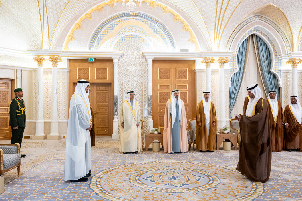 UAE President Welcomes New Ambassadors