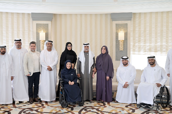 Nahyan bin Mubarak Hosts Al Watheqa Podcast Team
