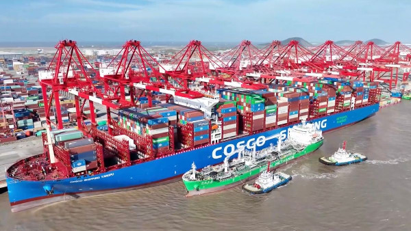 Shanghai Port Completes Green Methanol Bunkering Shanghai Port Completes Green Methanol Bunkering