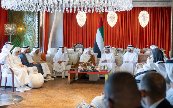 Hamdan bin Zayed Hosts Emirates Fatwa Council Delegation