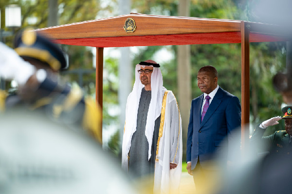 UAE President Receives Warm Welcome in Angola