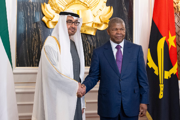 UAE President Receives Warm Welcome in Angola